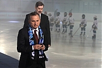Б. Колесніков відкрив нову тренувальну арену зі штучним льодом у столиці (Фото: В. Грига)